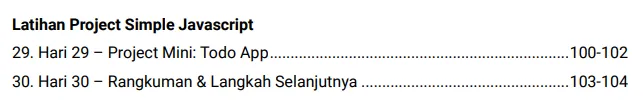 Latihan Javascipt