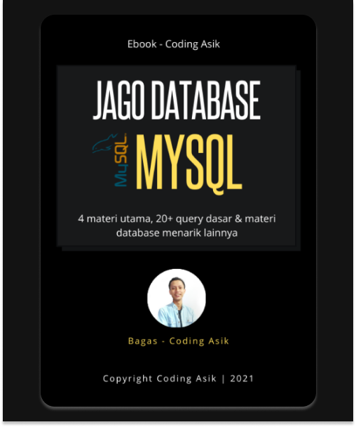 Ebook Jago Database Mysql